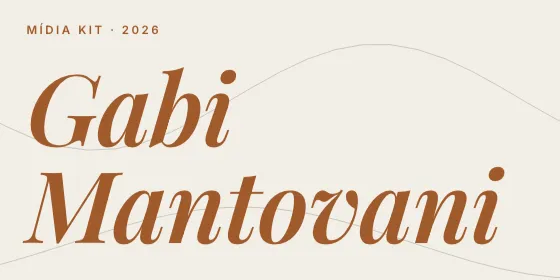 Detalhe da tipografia editorial usada na identidade do mídia kit